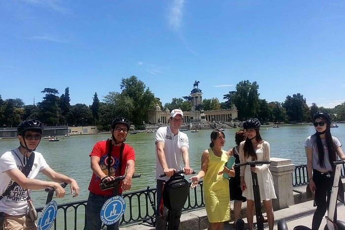 Madrid: Retiro Park 1,5-timers Segway-tur
