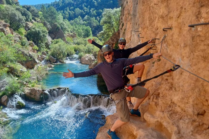 Madrid: Via Ferrata-eventyr med transport