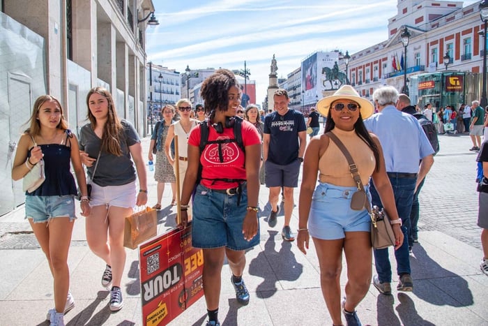 Byvandring i Madrid + pintxo + drink