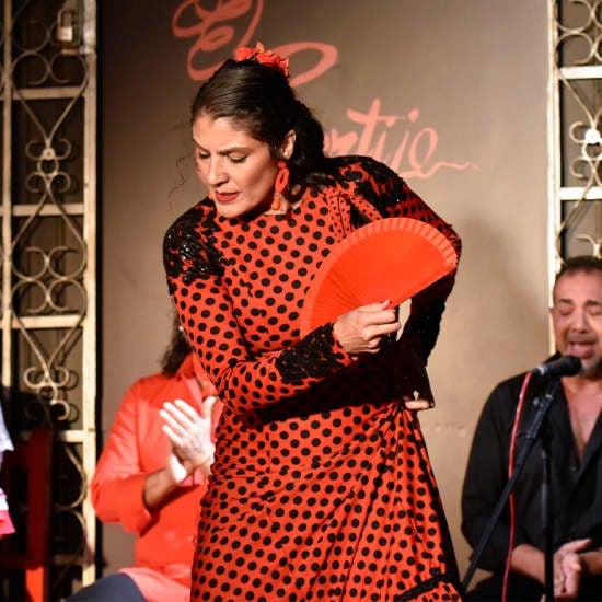 Lokale Flamenco-Show in der Taberna el Cortijo