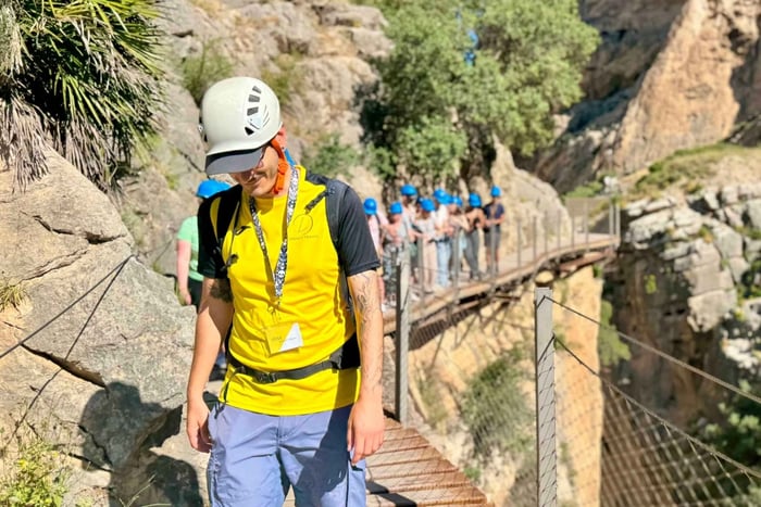 Caminito del Rey-opplevelse: Tur med transport fra Málaga