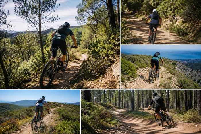 Flow & Trails eBike Tour with Breakfast in Montes de Malaga