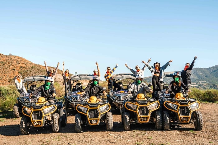 Málaga: 2-Hour Off-Road Tour in 2-Seat Quad in Mijas