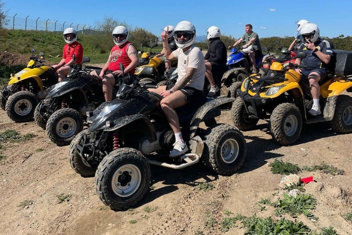 Málaga: 3-Hour Guided All-Terrain Two-Seater Quad Tour