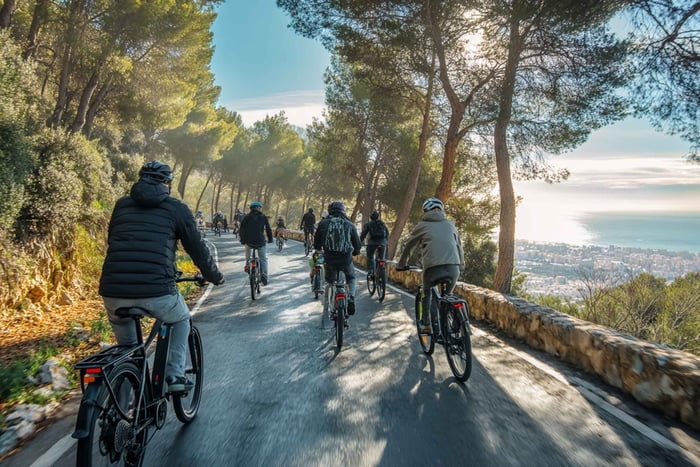 Málaga: E-Bike City Tour with Gibralfaro Forest