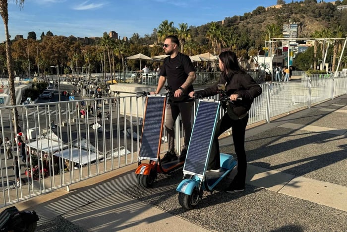 Malaga: Explore Malaga on a Solar Scooter