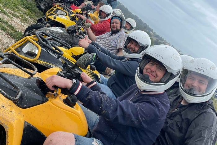 Málaga: Off-Road 2-Seater Quad Tour through Land and River