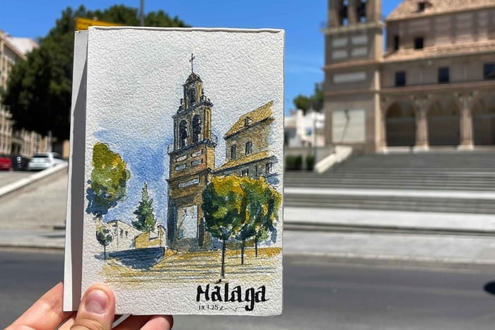 Tour and Drawing in Malaga