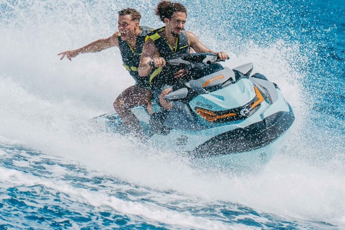 Alcudia: Excursión en moto acuática por la Bahía de Alcudia con fotos
