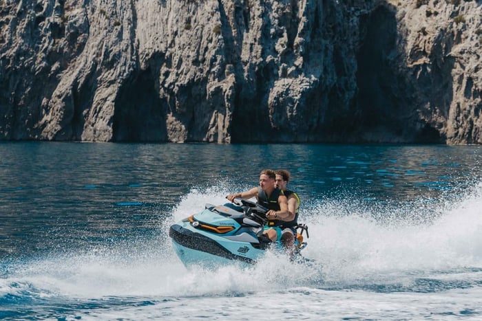 Andratx: Jetski Tour with Photos