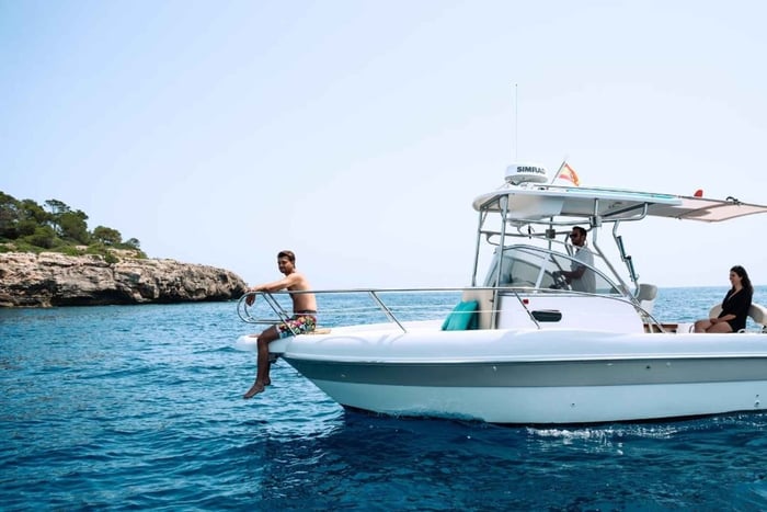 Boottocht langs de baaien in het zuidoosten van Mallorca