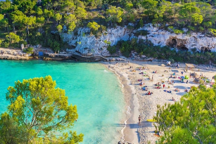 Cala Llombards lub Cala Santany & Es Pontas Snorkel i SUP