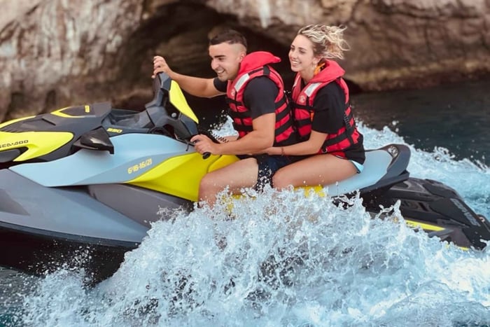 Cala Millor: Jetski-tur till Sea Lion Cave eller Artàs grottor