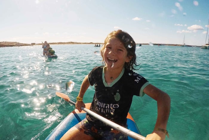 Ibiza: Formentera Boat Trip with Food, Drinks, & Bike Tour