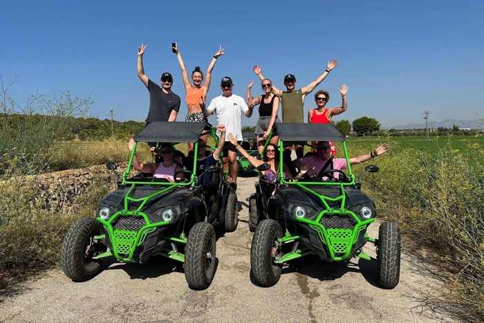 Mallorca: Buggy Tour Adventure with Cove Swimming