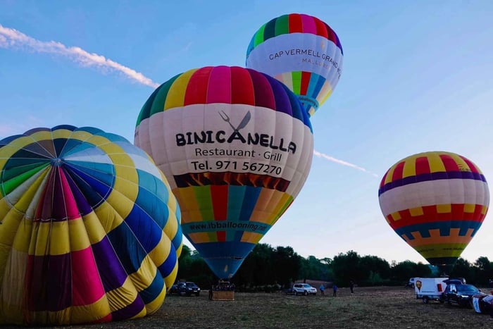 Mallorca: Privat tur i varmluftsballon