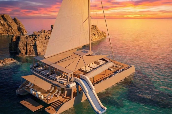 Premium Catamaran Sunset Trip with BBQ, Swim, & VIP Area Option