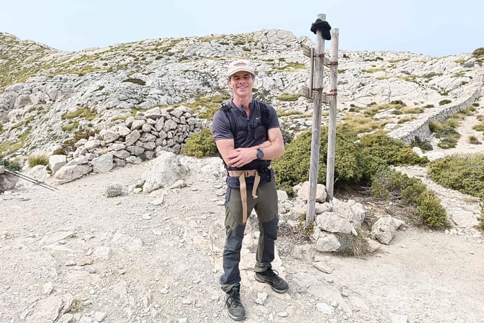 Puig Massanella , den højeste tilgængelige top på Mallorca