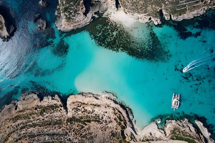 Crociera serale in catamarano alla Laguna Blu
