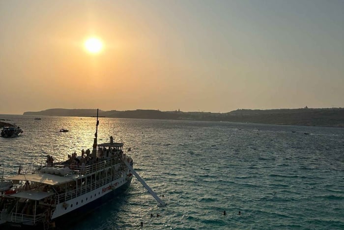 Malta: Solnedgangscruise til Blue Lagoon