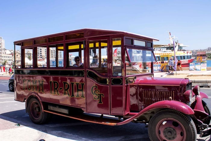 Malta: Vintage-bustur gennem de tre byer