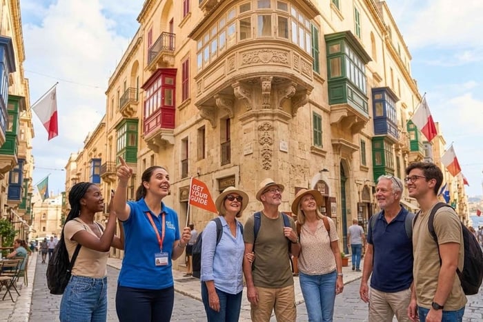tour a piedi guidato di Mdina e Rabat con biglietto d'ingresso