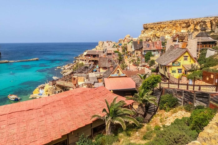 Mellieha: Entrada al set de rodaje de Popeye Village Malta