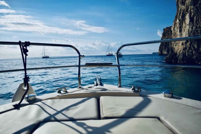 Private Boat Cruise with Caves, Beaches & Swim Stops