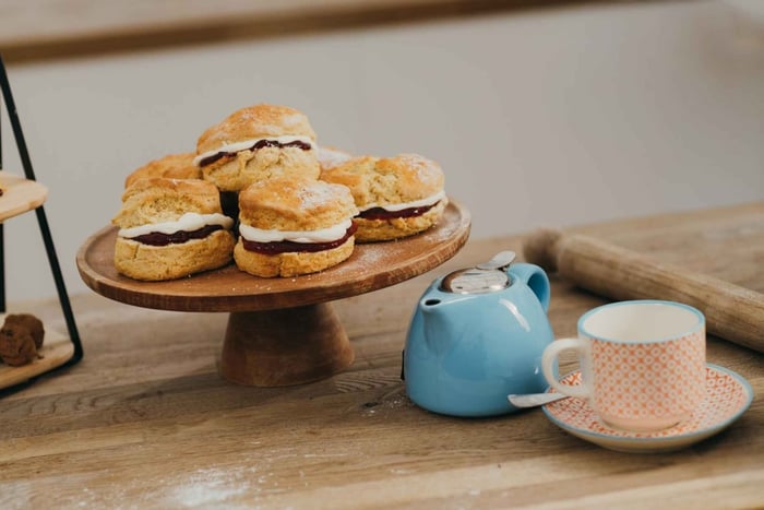 Bake British Scones in an immersive baking tent