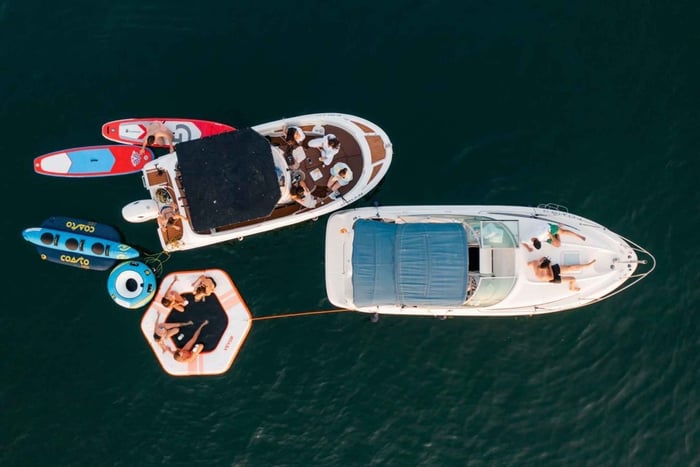 noleggio di barche private con skipper e bevande