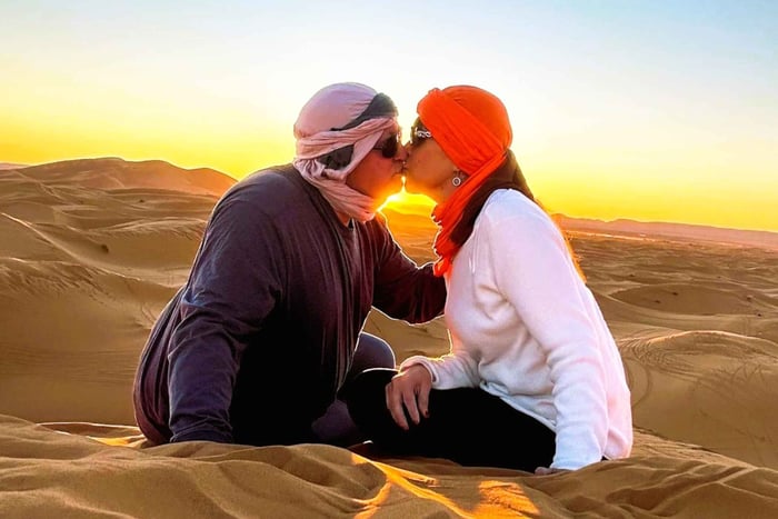 Fra Fez: 4-dages privat ørkentur til Merzouga og Marrakech