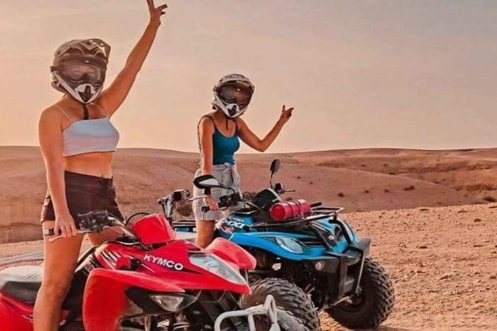 Agafay Sunset Adventure: Quad, Camel, Dinner & Show