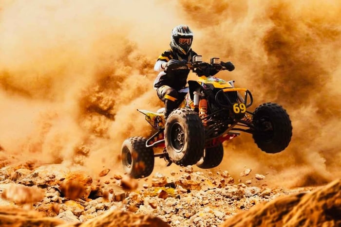 Montagne de l'Atlas et Agafay : balade à dos de chameau et en quad