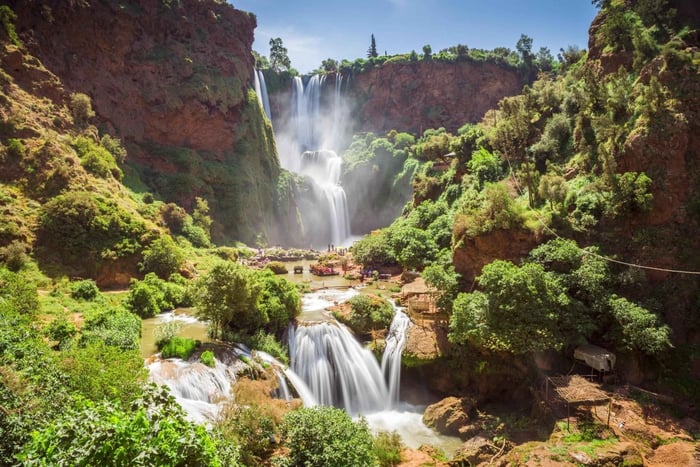 Gita di un giorno alle cascate di Ouzoud e giro in barca da Marrakech