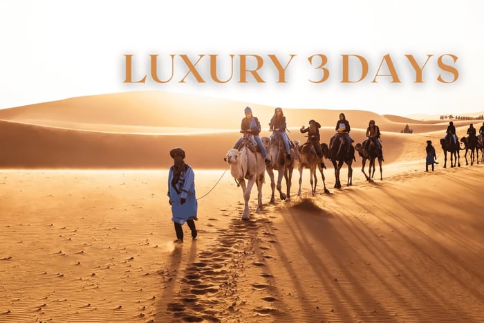 From Marrakech: 3 Days Desert Tour To Merzouga Luxury Camp