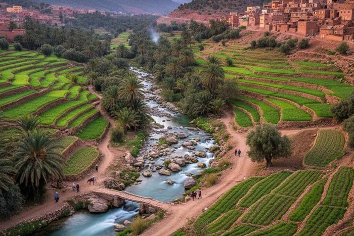 From Marrakech: Guided Ourika Valley with Waterfalls & Lunch