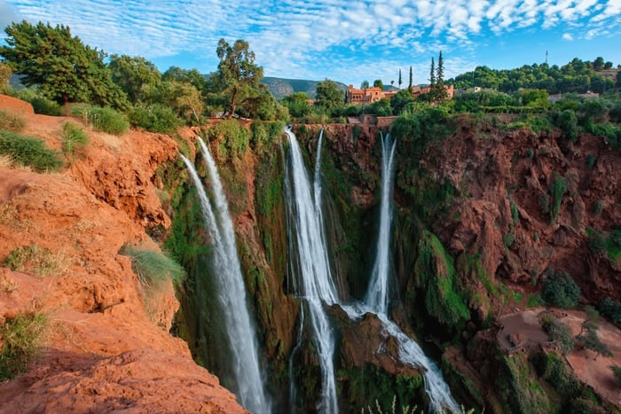 From Marrakech - Guided Ouzoud Waterfalls Tour with Boat Ride