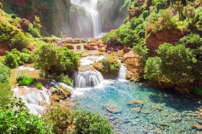From Marrakech - Ouzoud Waterfall Local guide & Boat Ride