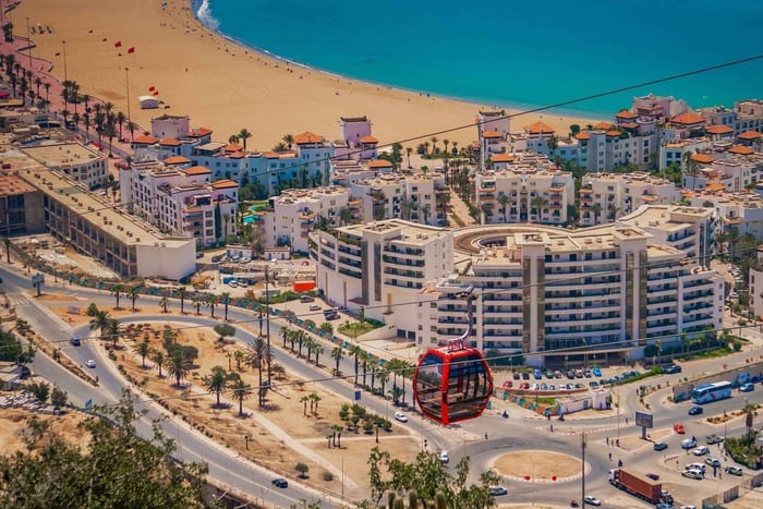 Excursion privée d'une journée de Marrakech à Agadir avec déjeuner