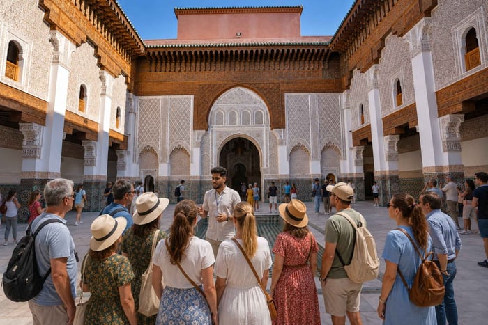 Madrasa Ben Youssef, Secret Garden & Medina Tour