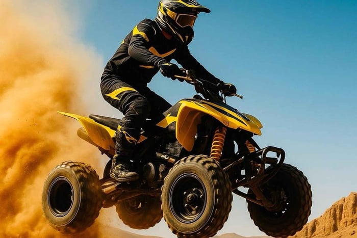 Marrakesch: Abendessen mit Show in der Agafay-Wüste mit Quad-Bike und Kamelritt