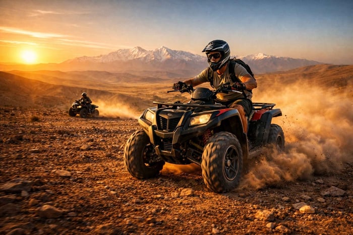 Marrakech: escapada al desierto de Agafay con quad o montar a camello