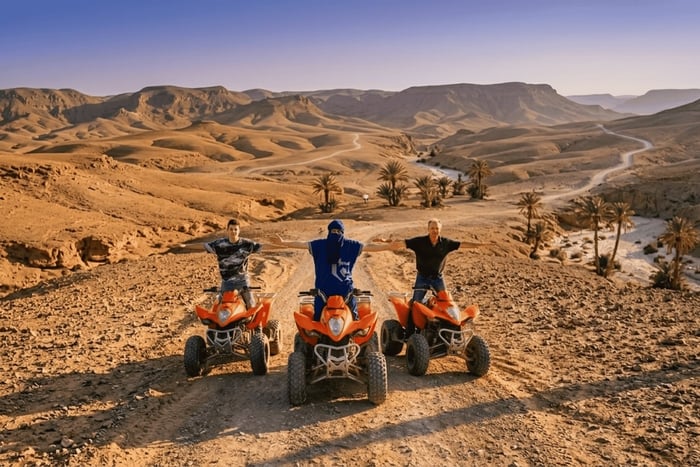 Marrakech & Agafay: Small-Group Quad, Camel & Dinner Tour