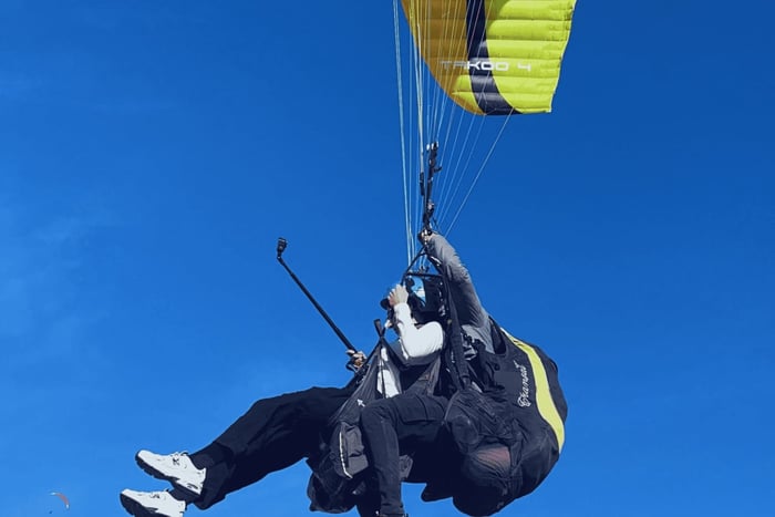 Marrakech: Atlasgebirge Paragliding Tour mit Video