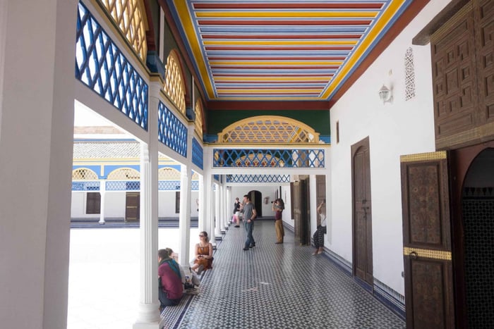 Marrakech: Bahia-palatset, Madrasa Ben Youssef och Medina-rundtur