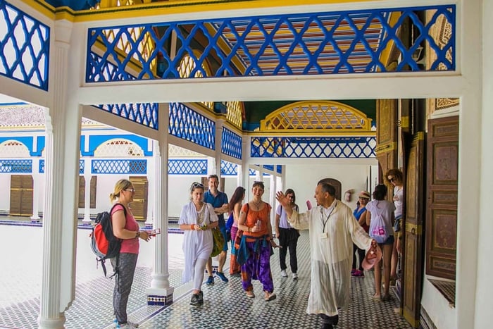 Marrakesz: Pałac Bahia, grobowce Saadytów, suk i medyna