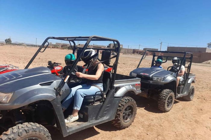 Marrakesh: buggy-ervaring in Palmeraie met hotelovername