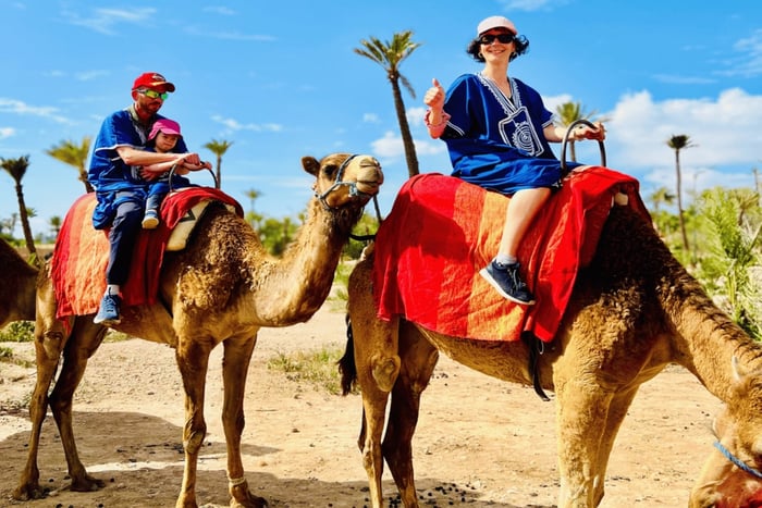 Marrakech: Paseo en camello por el Oasis Palmeraie
