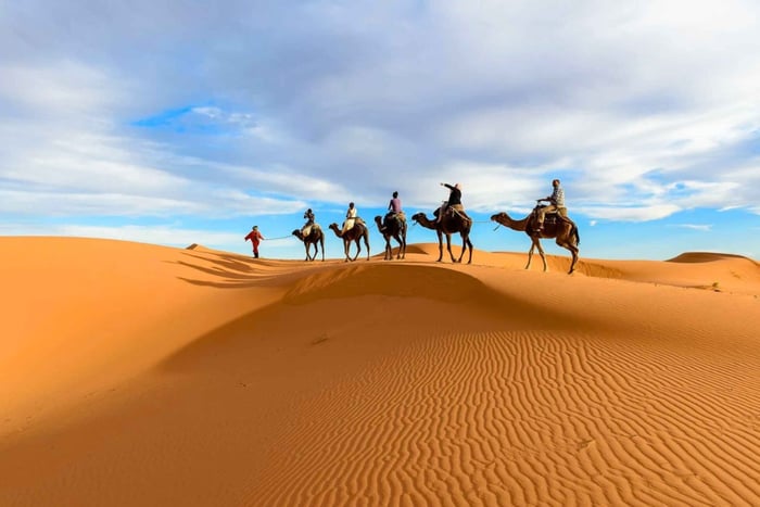 Marrakesh: Kamel, sandboarding, 3-dagers Merzouga, ørkentur