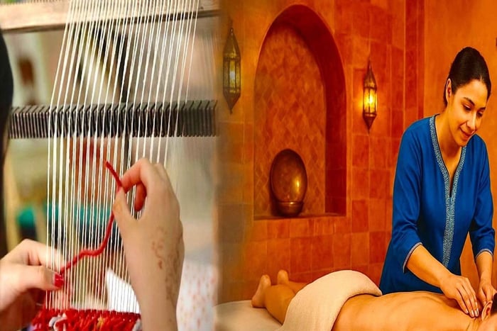 Marrakech Hammam, Massage & Berber Carpet Weaving Workshop
